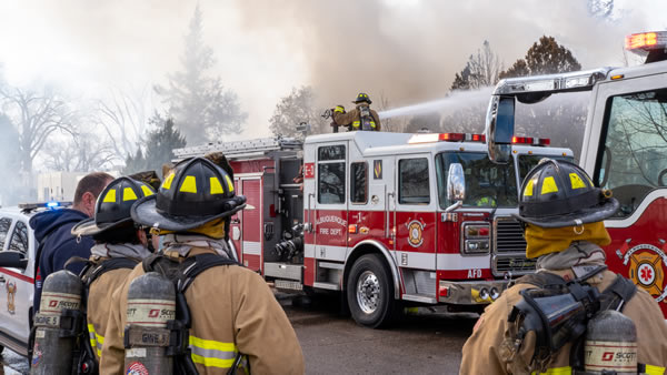 Fire-Fighters On Station