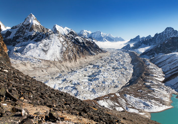 Himalyan Ngozumba Glacier