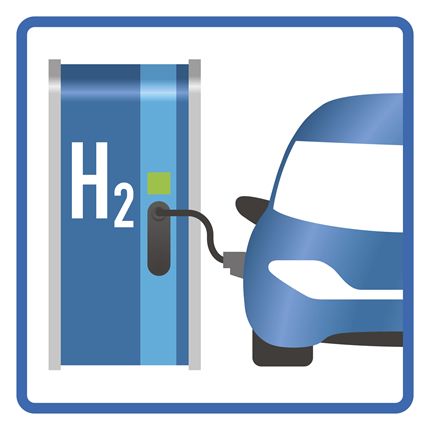 Hydrogen car refueling.